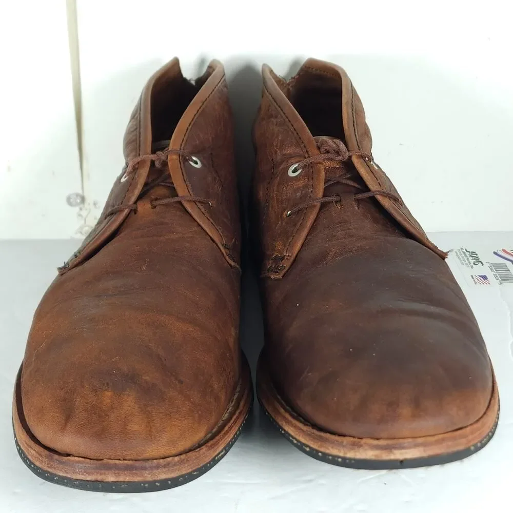 Timberland Boot Co. Men's Wodehouse US10 Brown Leather LaceUp Chukka Ankle Boots